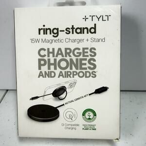 TYLT Ring-Stand 15W Magnetic Charger Stand for iPhone & AirPods NIB